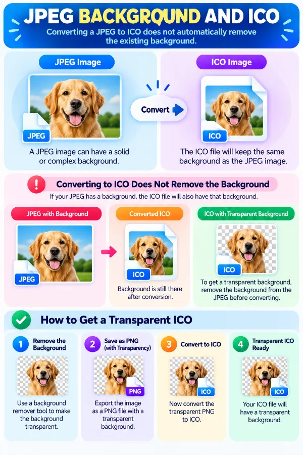 JPEG Background and ICO