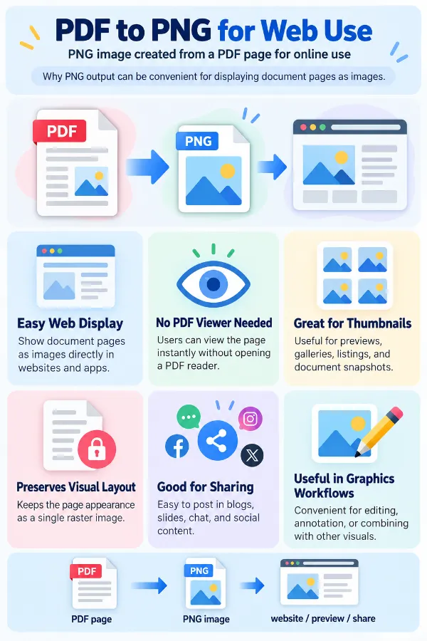 PDF to PNG for Web Use