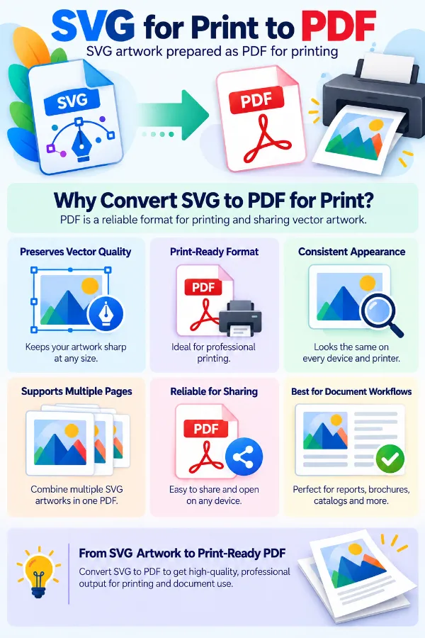 SVG for Print to PDF