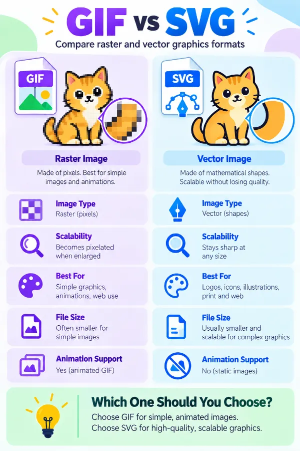 GIF vs SVG